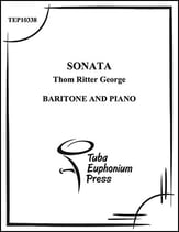 SONATA FOR BARITONE HORN Euphonium and Piano P.O.D. cover